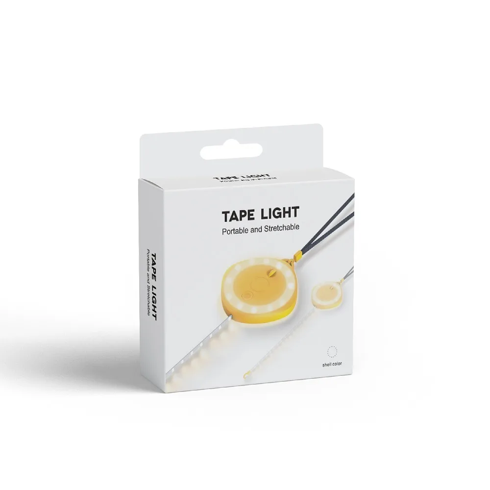 Portable And Retractable Led Light Strip AAA Battery Powered Tape Measure Lamp For Night Camping Light