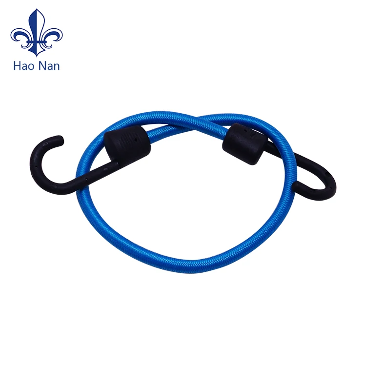 Высококачественный цветной эластичный шнур с J-образным крючком с логотипом на заказ