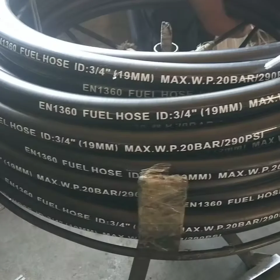 Custom Low Pressure Fuel Hose Oem Rubber Submersible Fuel Hose Gasoline Petrol Oil Resistant Braided Fuel Hose For Diesel