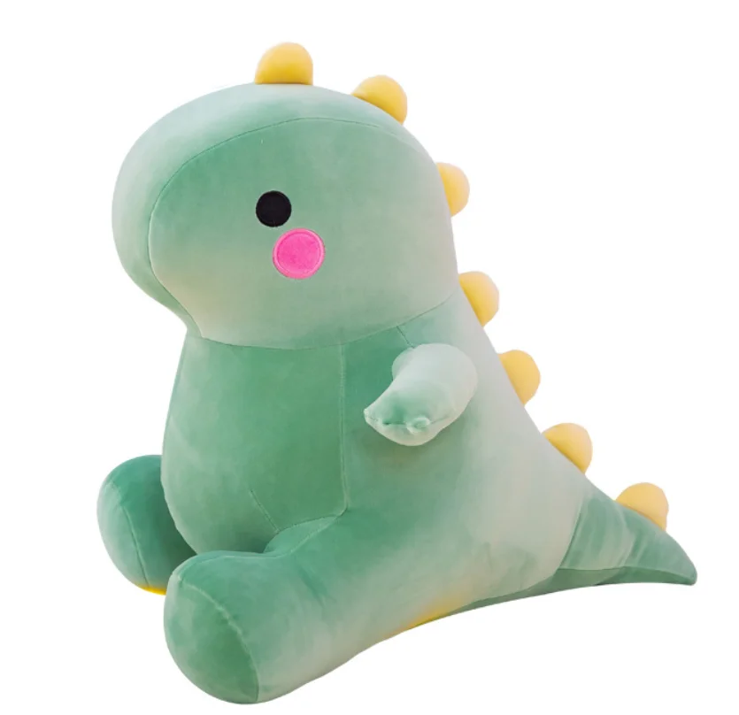 Hot-selling Cute Cartoon Dinosaur Toys Popular With Children Multi-color Optional PP Cotton Dull Dragon Doll Pillow