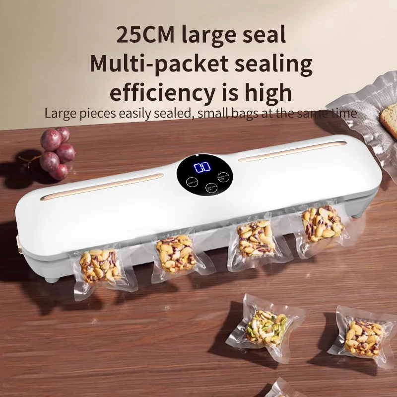 Portable mini automatic  vacuum sealer machine for food packing storage made in china