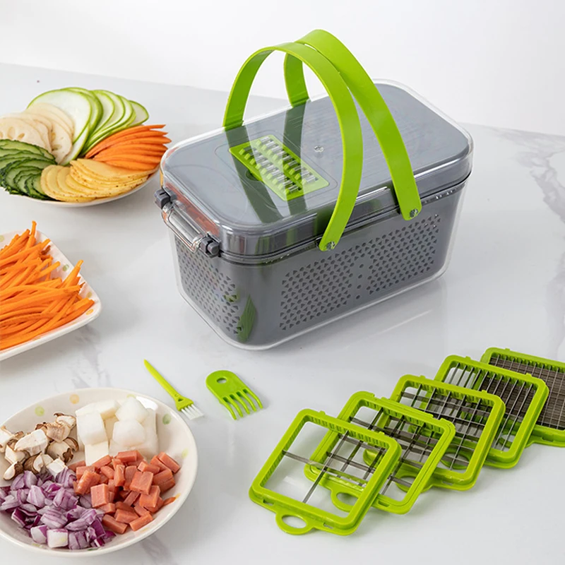 22 in 1 Large capacity Keep Food Fresh Durable BPA Free Vegetable Chopper Garlic Onion Chopper