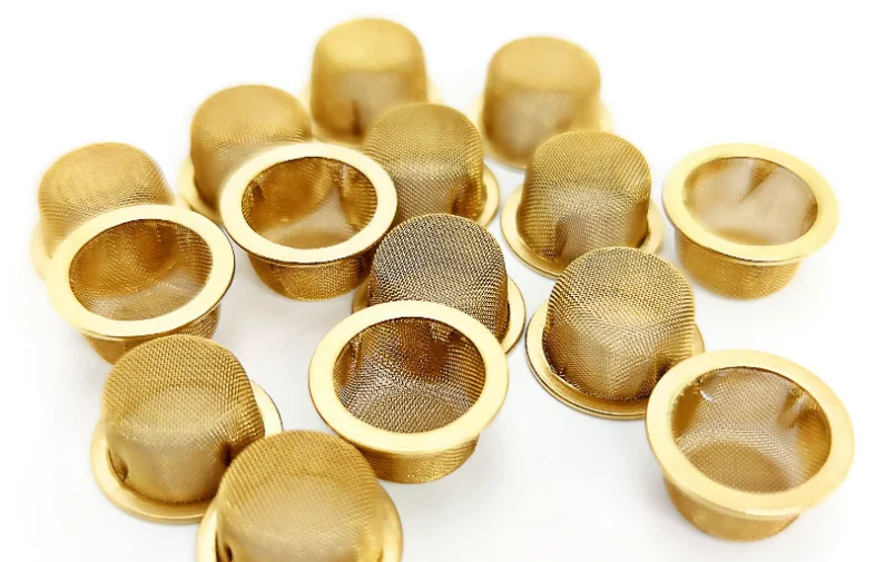Wholesale Custom Brass Stainless Steel Smoking Pipe Screen Tobacco Pipe Screen Mesh Filter Bowl
