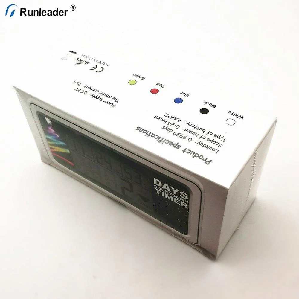 Runleader Count Down Timers Digital Day Counter High Event Timer Indoor gift For Company Celebration Days Counter