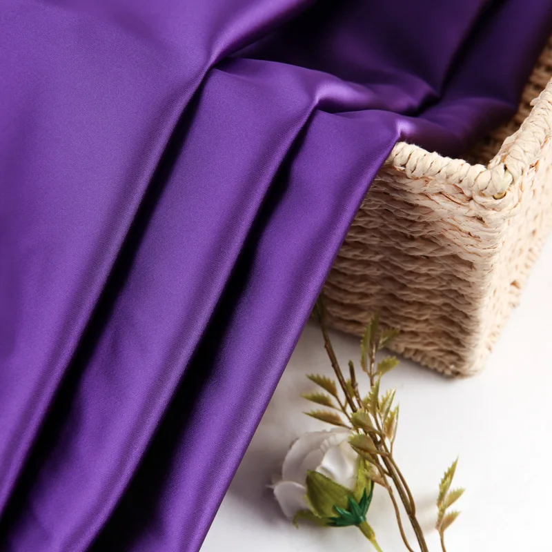 Beautiful Price Smooth Acetate Imitation Satin Fabric For Dress Sleepwear