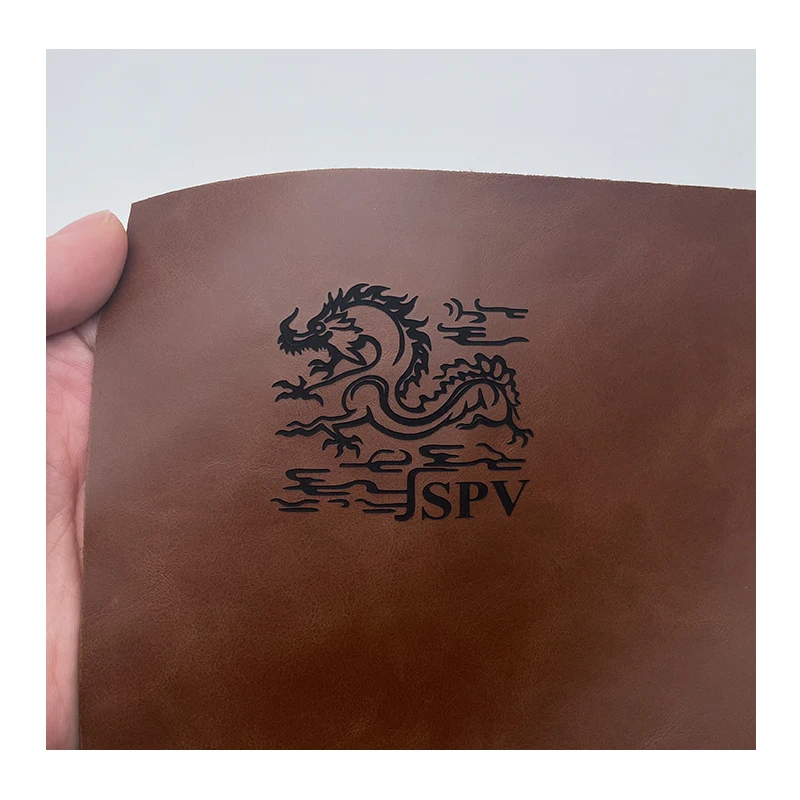 12X24 Inches 0.8mm Leather Leather Laser Laserable Leatherette For Cap Patches Without Adhesive