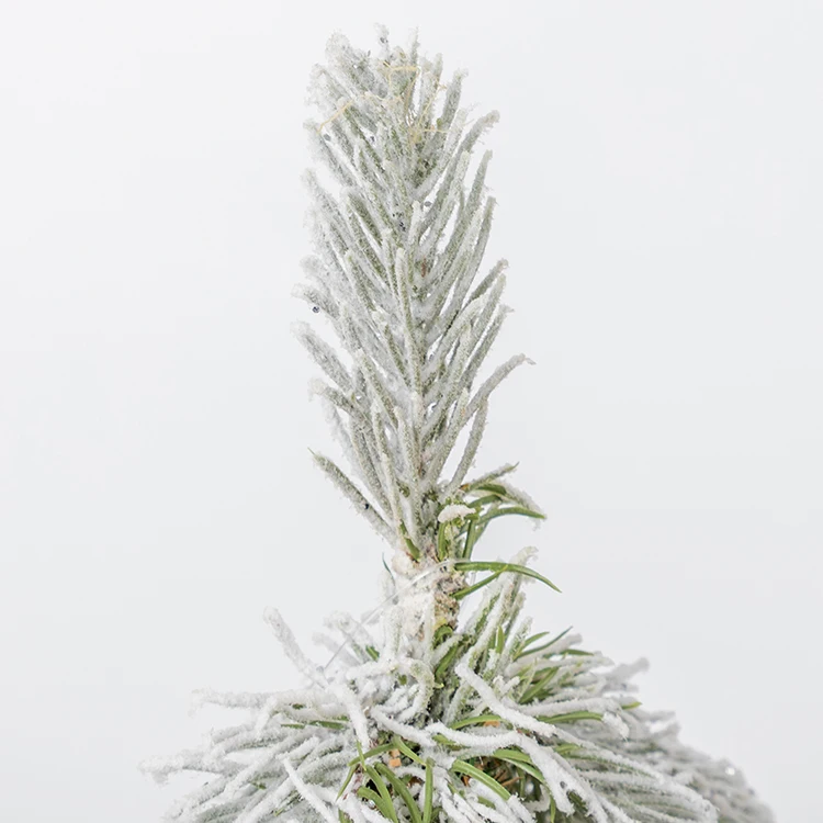 Co-Arts Sisal Fall Snow Frost Christmas Tree With Decoration