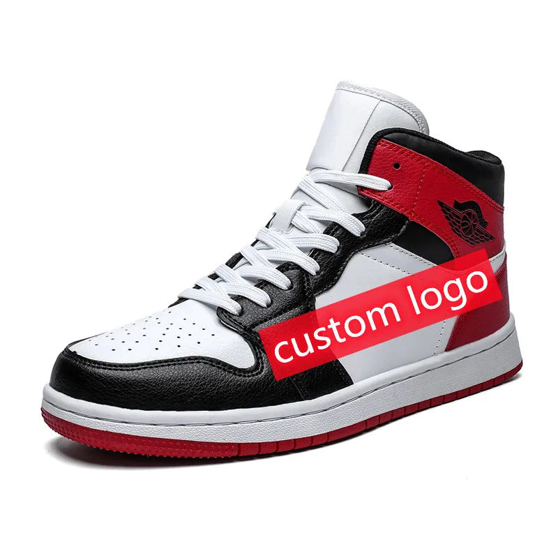Aj1 custom logo fashion shoes trend street, 1:1 quality casual shoes Whole pair of shoes made to order for women or men