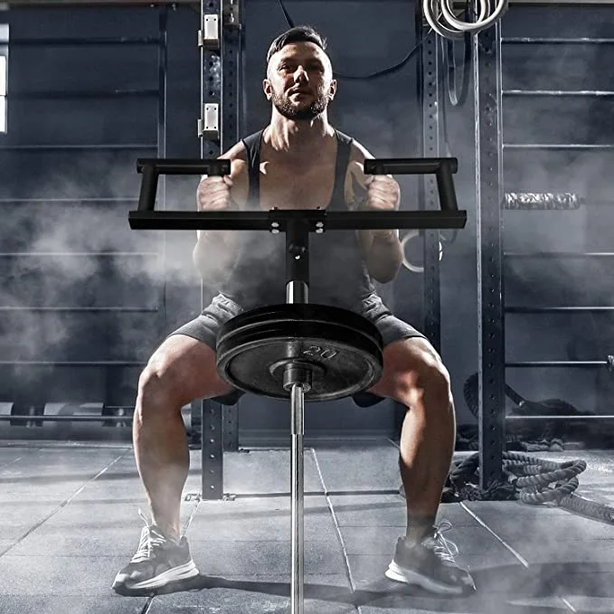 Viking Press Attachment For 2 Inch Barbell With 3 Hand Grip Positions For Gym Strength Training Fitness Accessories