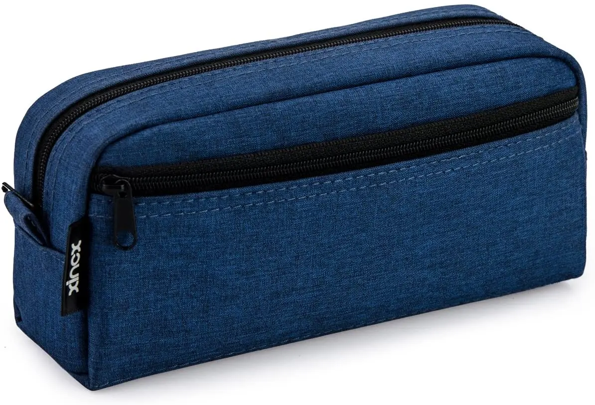 Popular Hot Selling Custom Logo Multi-colored Pencil Case Bag Stationery Pouch With Zipper