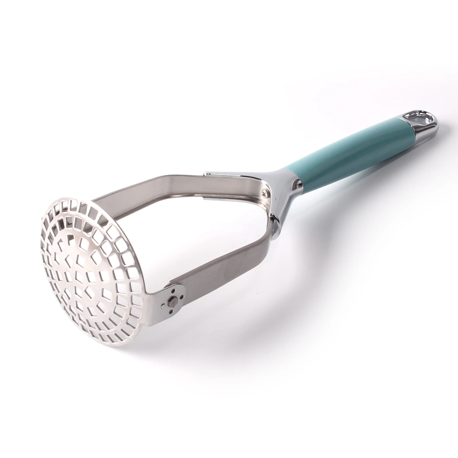 Stainless Steel Potato Masher -with Garlic Press  Cooking and Kitchen Gadget