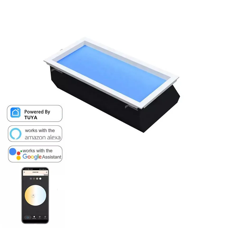 50 Вт удивительный RYOPT 300*600 мм Светодиодная панель с голубым небом световая солнечный свет для офисного здания