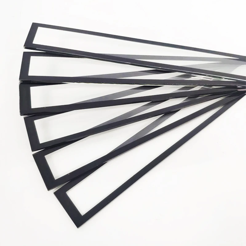 China  factory supply 2mm 3mm 4mm 5mm CNC grilling edges toughened silk screen printed glass panels