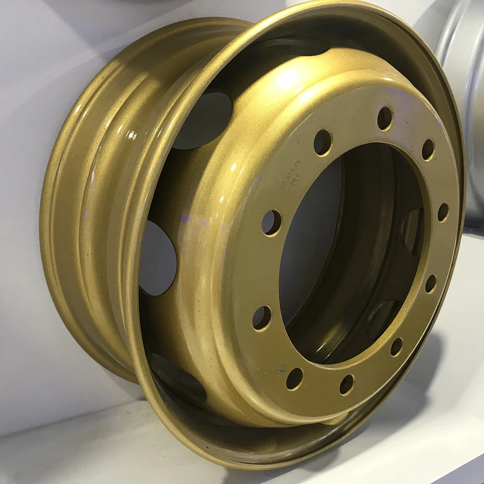 Ankai Bus 11R22.5 tyre &steel wheel rim 22.5x8.25 aluminium truck wheels