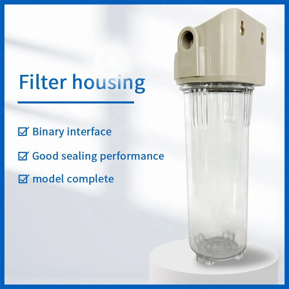 wholesale water filter parts external thread 10'/20' big fat filter housing