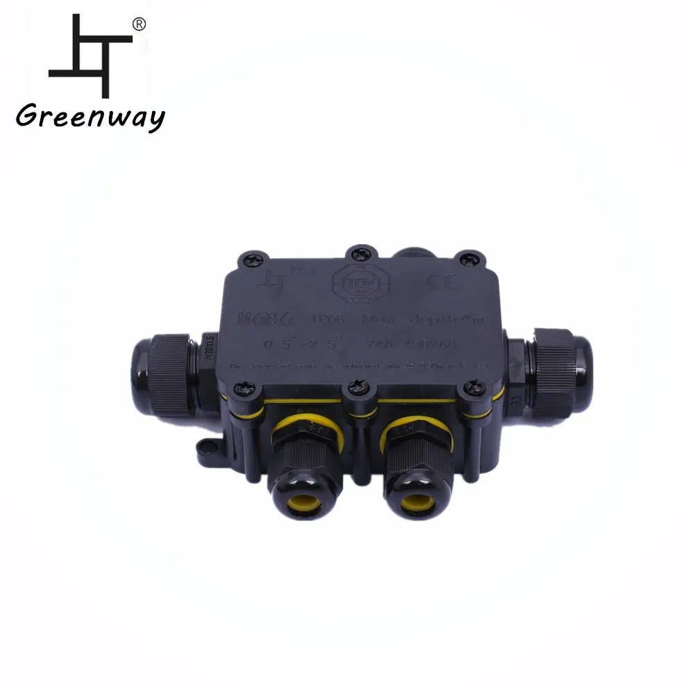 Greenway 1 in 4 out M686-5 IP68 waterproof junction box connection box product