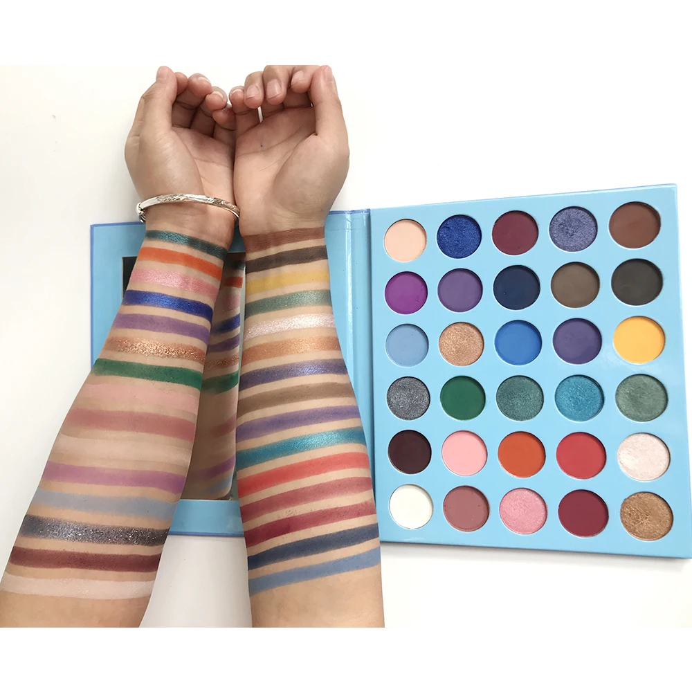 2022 matte pigment mix eyeshadow long lasting 30 colors custom nude eyeshadow palette