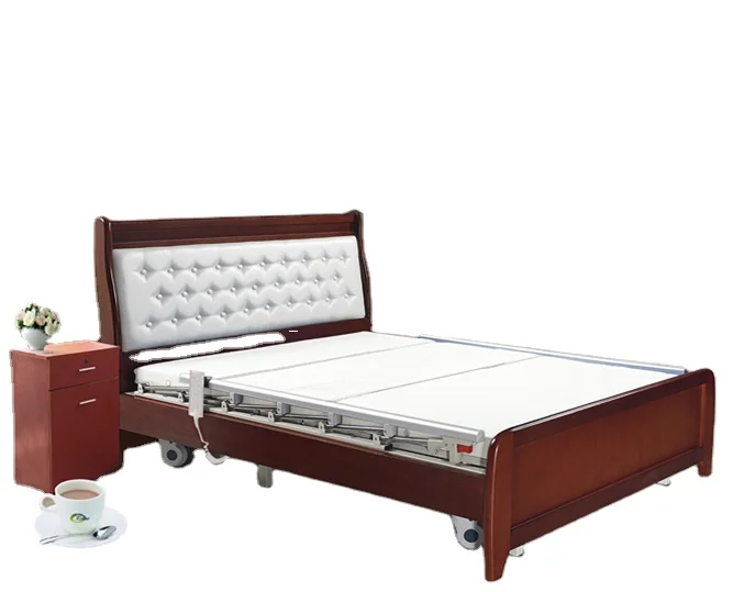Hospital Adjustable Auto Turning Bed Home Care Rotating Electric Patient Bed