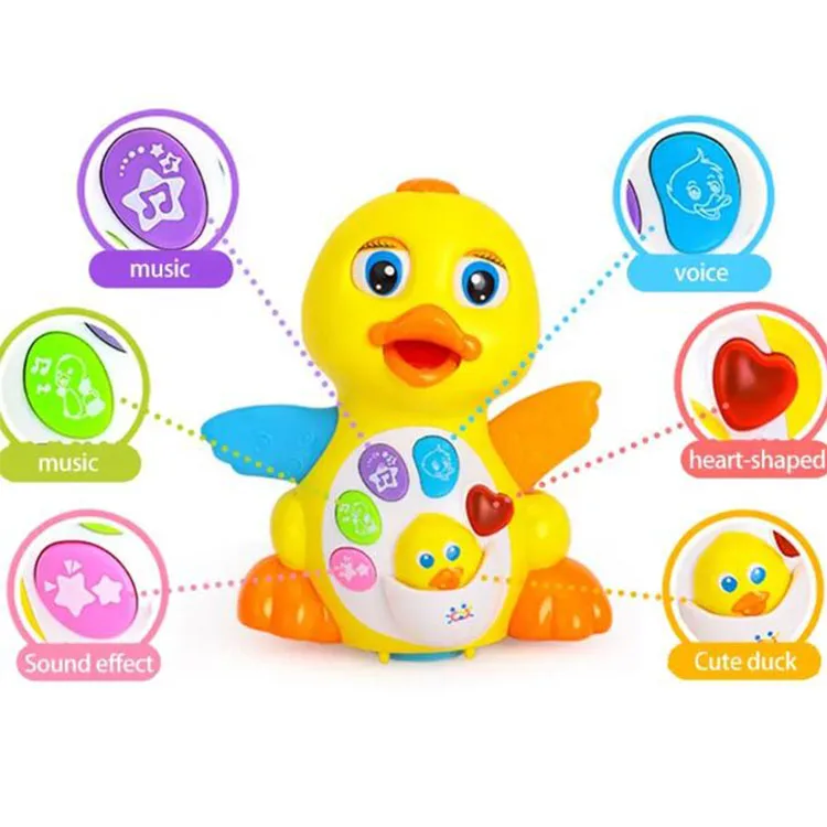 wholesale distributors electric plastic swinging yellow duck other educational babies toys and games Dancing Electric Duck Toy