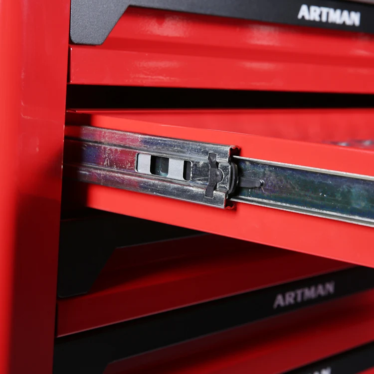 2021 Best Sell 7 drawers tool trolley with drawers and door for Europe Market Kraftwelle