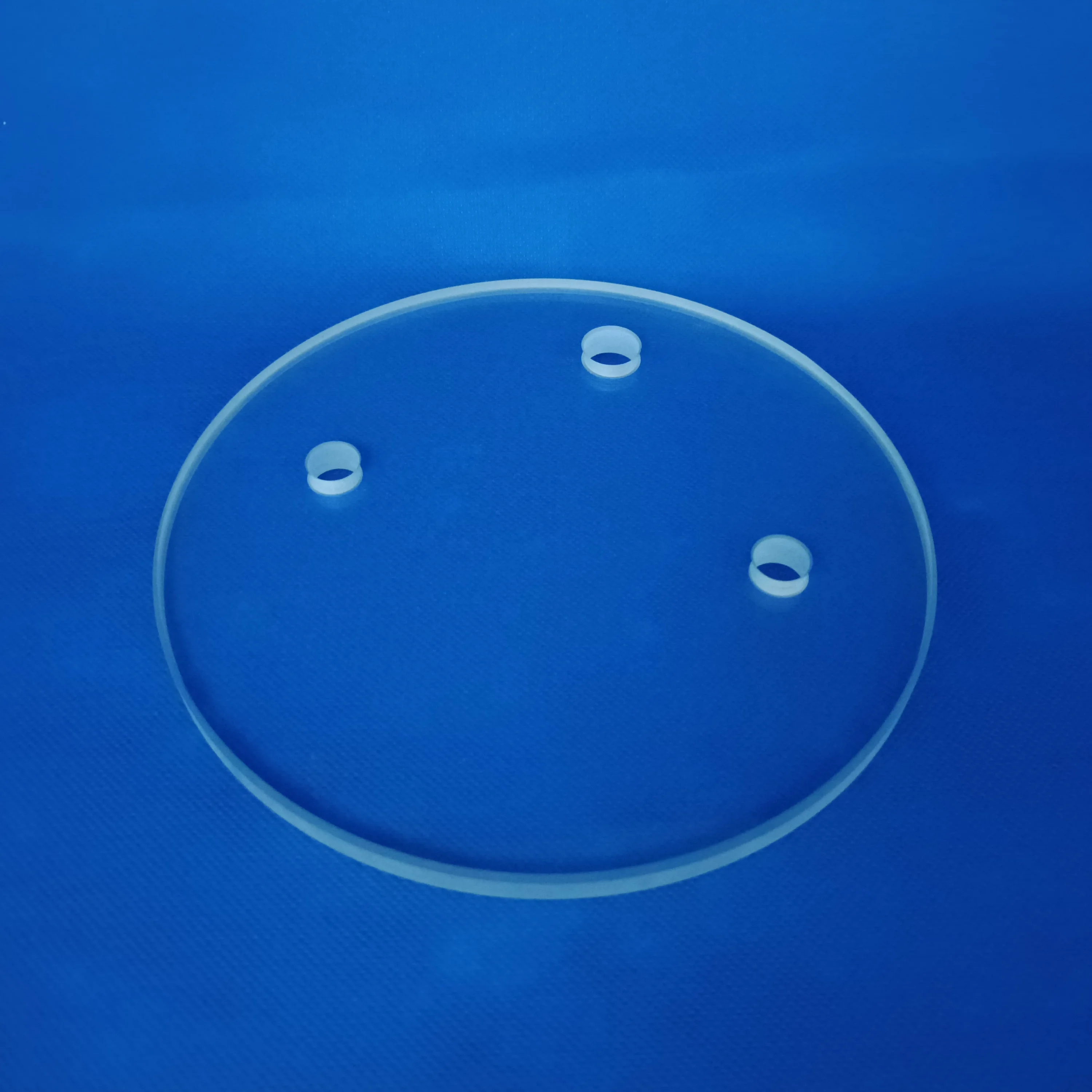 borosilicate sight glass sheet pirex borosilicate glass high temperature resistant glass with drilling hole