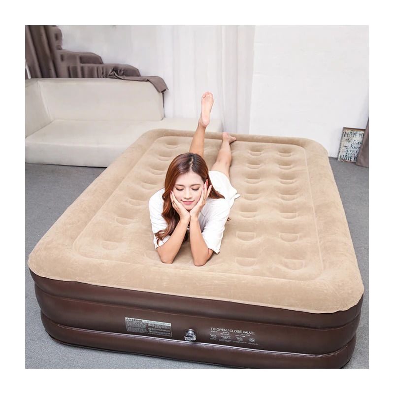 Factory Custom King Size Inflatable Air Bed Mattress Air Mattress Outdoor Inflatable Mattress