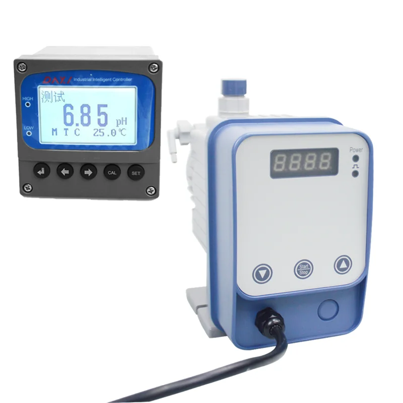 corrosive liquid swimming pool 420ma operated acid pump hydroponic ph ec controller doser meters with membrane dosing pump