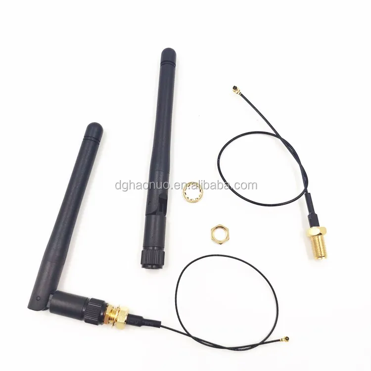 Антенна 3dBi 2 4 ГГц 5 Двухдиапазонная WiFi SMA/RP SMA + кабель 20 см U.fl / IPEX для беспроводных маршрутизаторов Mini