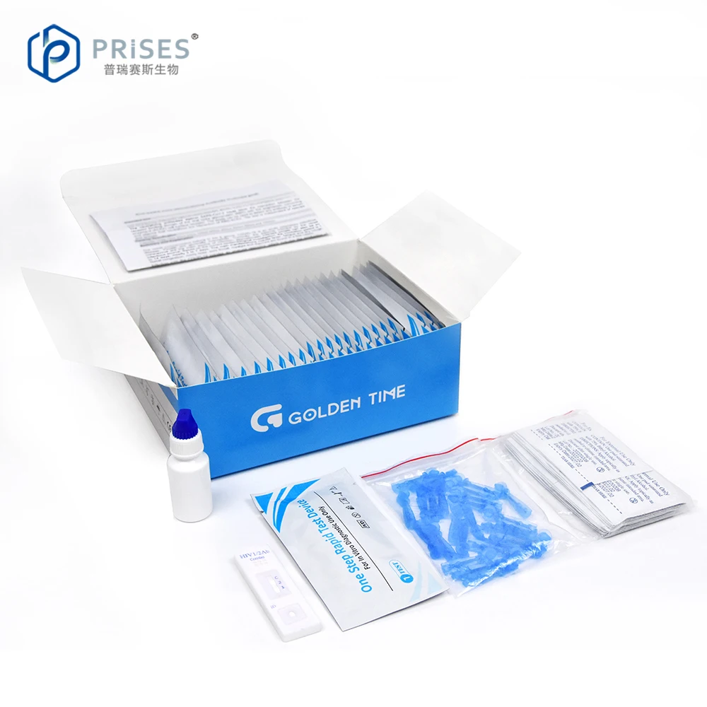 Wholesale Blood Rapid HIV Test Kit Aids Home Self Diagnostic Device One Step HIV 1/2 Antibody Cassette