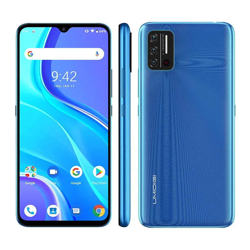  UMIDIGI A7S 6 53 inch дешевые цена низкая стоимость 4 аппарат не привязан к оператору сотовой связи ассортимента мобильных телефонов на Android 10 смартфон он-лайн
