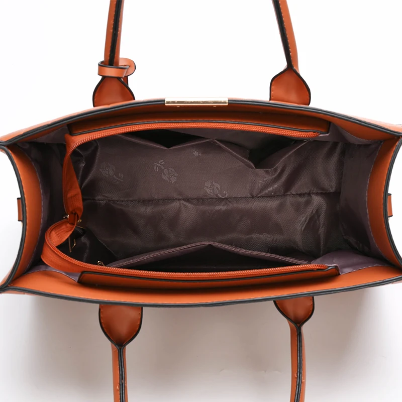 luxury women handbag large capacity PU leather crocodile patter alligator square tote bag for office work fashion aollocation