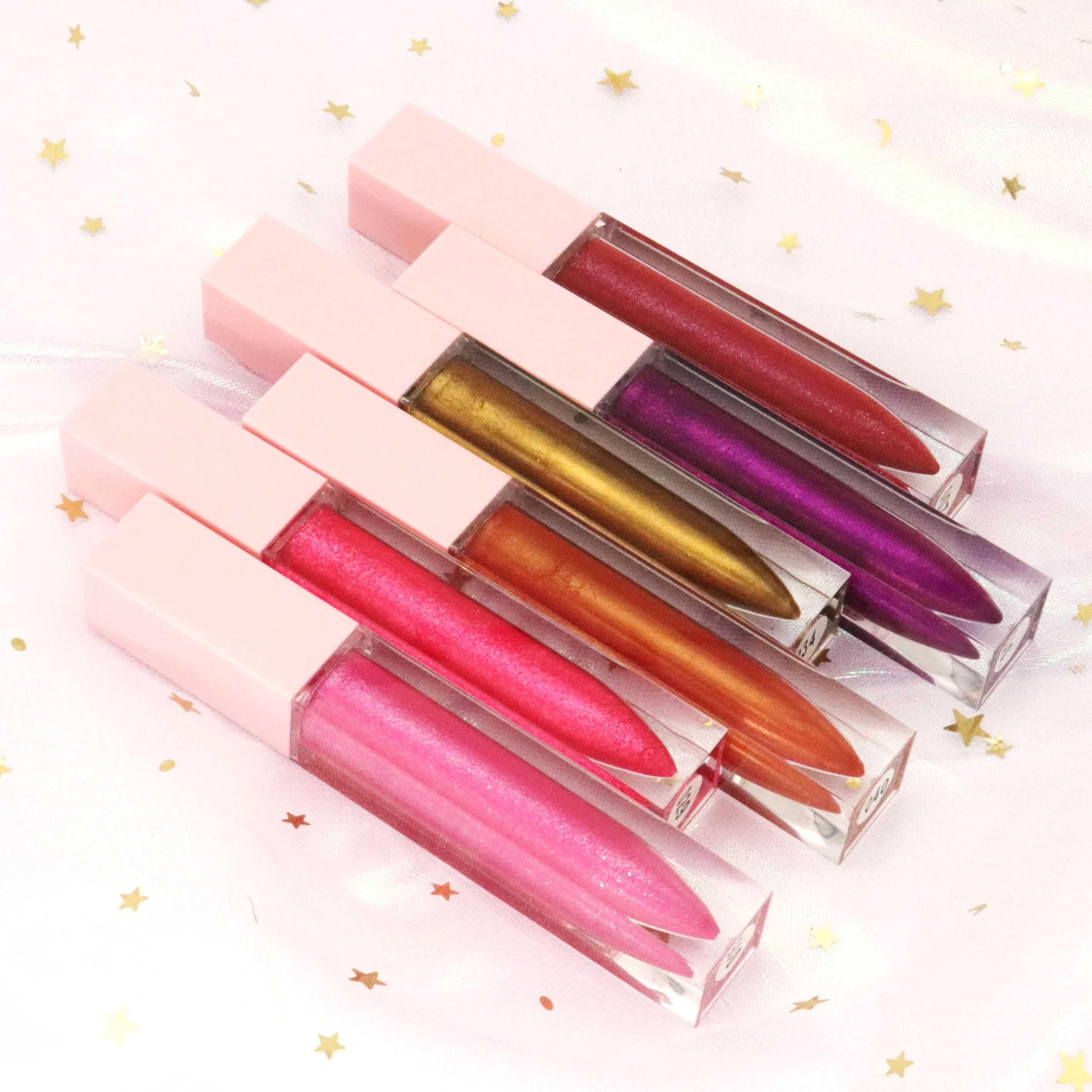 High Quality Private Label Vegan Lipstick Waterproof and Moisturizing DIY Lipgloss