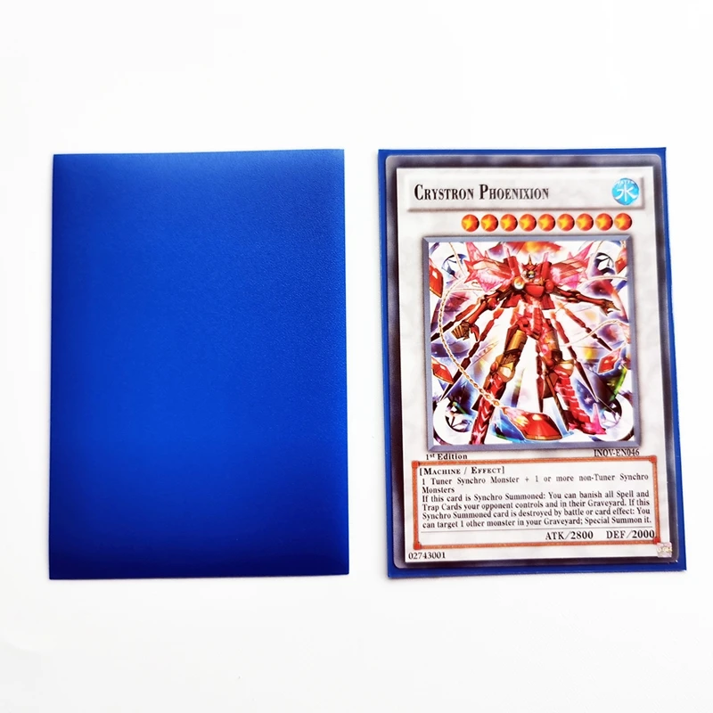High Quality 66x91 mm Premium PP Yu-Gi-Oh Trading multicolor Card Sleeves Clear Matte Game Yugioh Cards Plastic Sleeves