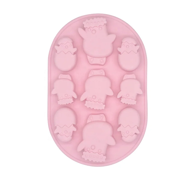 
Silicone Easter Egg Shape Cake Baking Mold DIY Chocolate Bakeware Mold For Handmade Soap Pastry Cake Muffin 