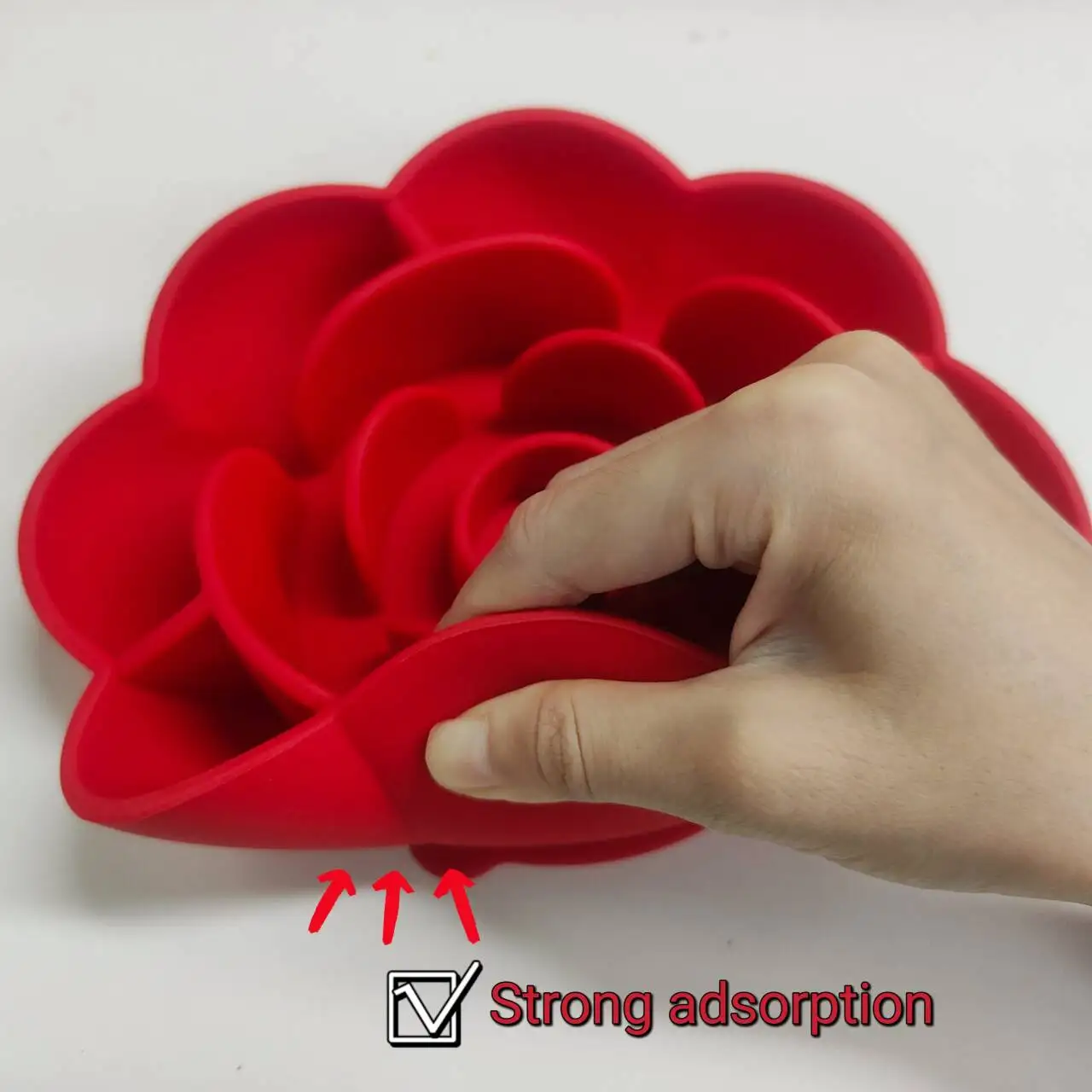 Wholesale Pet Accessories Slow Feeder Dog Bowl Fast Shipping Silicone Non Slip No Choke Dog Slow Food Bowl with Suction