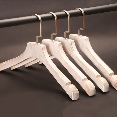 Flat slim packaging wooden baby children kids cloth coat custom pant trouser hanger