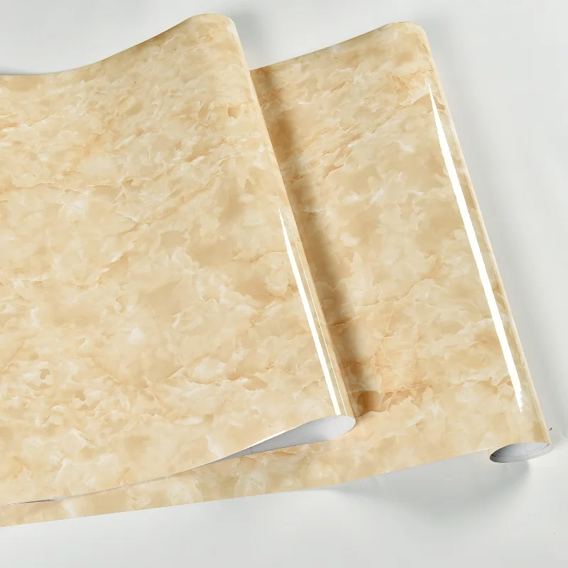 Free For Samples Dropshipping Marble Design Self Adhesive Safe PVC Background Countertop Decoration Wall Paper For Rolls