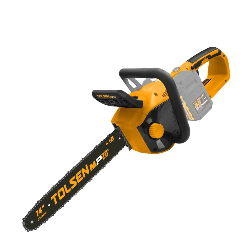 TOLSEN 87360 20v Industrial Portable Brushless Li-ion Saw Cordless Chain Saw