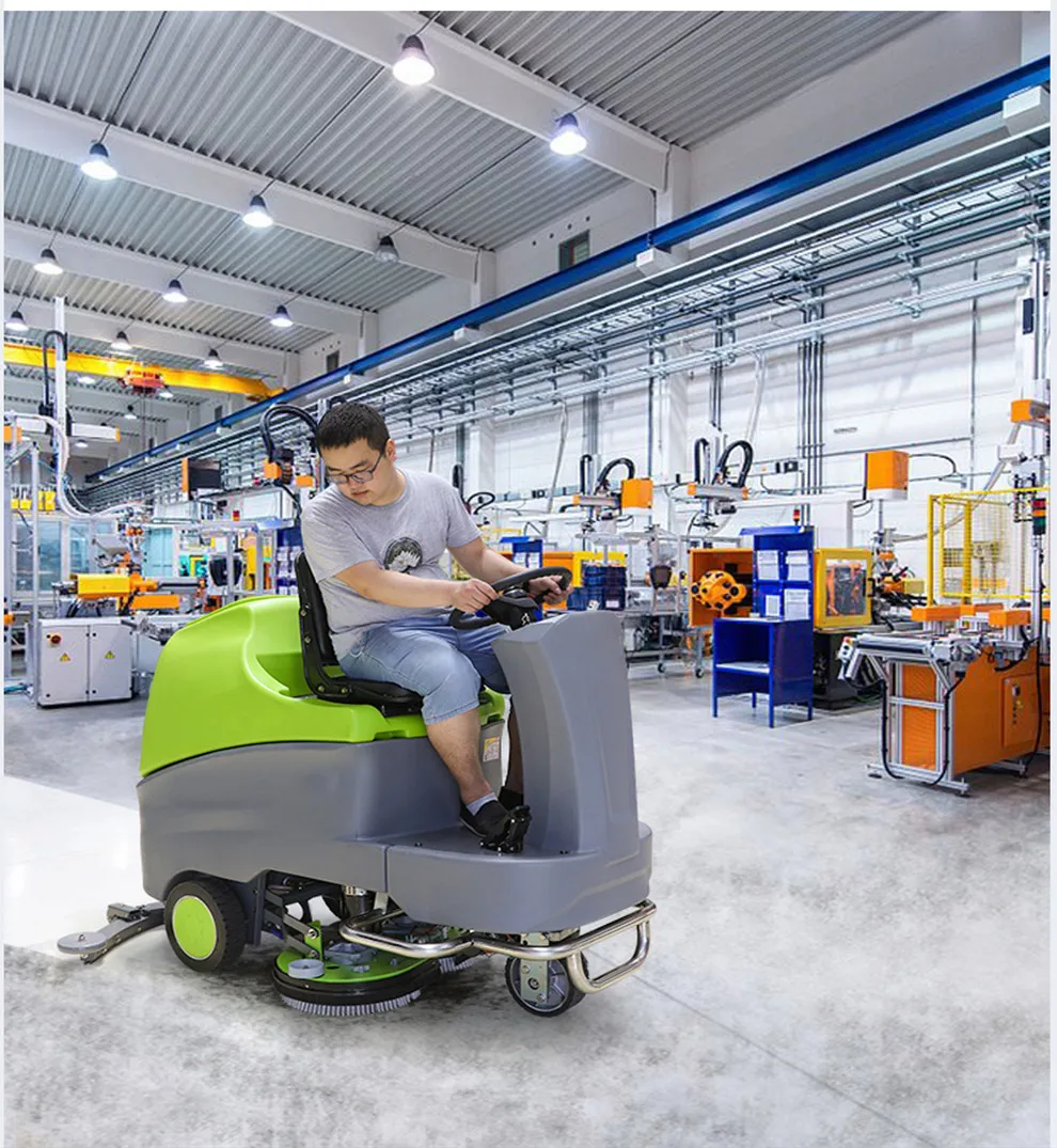 automatic Ride on floor washer scrubber Floor Sweeper Machine advance commercial tile floor cleaning machine