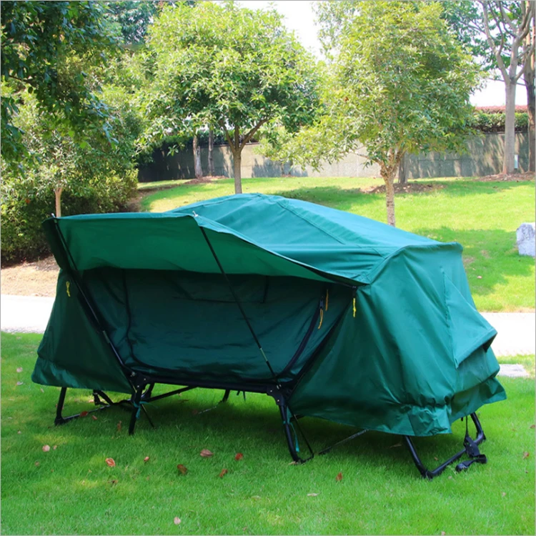 Manufacturer Hot Sell Folded Camping Tent Bed Double Layers Waterproof Tent Cot