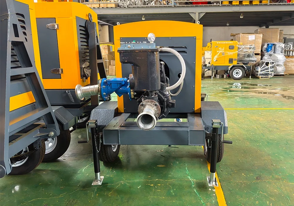 Municipal pipeline treatment vacuum assisted diesel flood control and sewage pump
