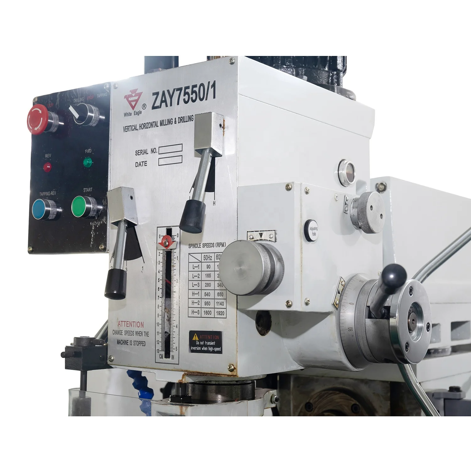  Vertical and Horizontal Milling Machine