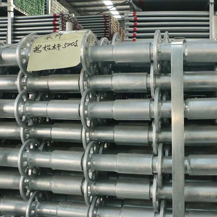 NX galvanazed tubular ringlock scaffold hardware scaffolding for concrete building construction multifunctional round ring