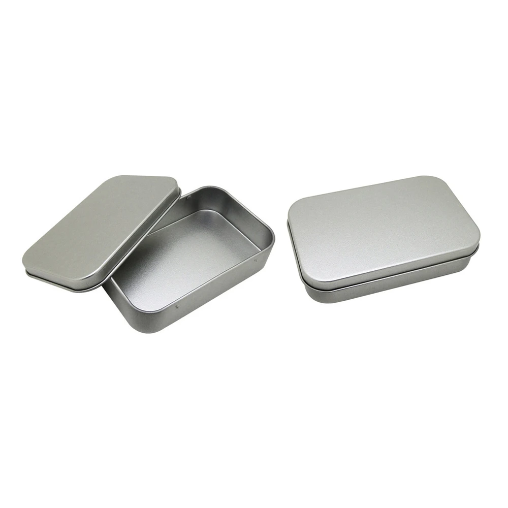 Metal Cookies Cards Tin Cans Chewing Gum Pills USB Wedding Gift Tea Cake Candy Biscuit Packing Storage Containers Box for Mint