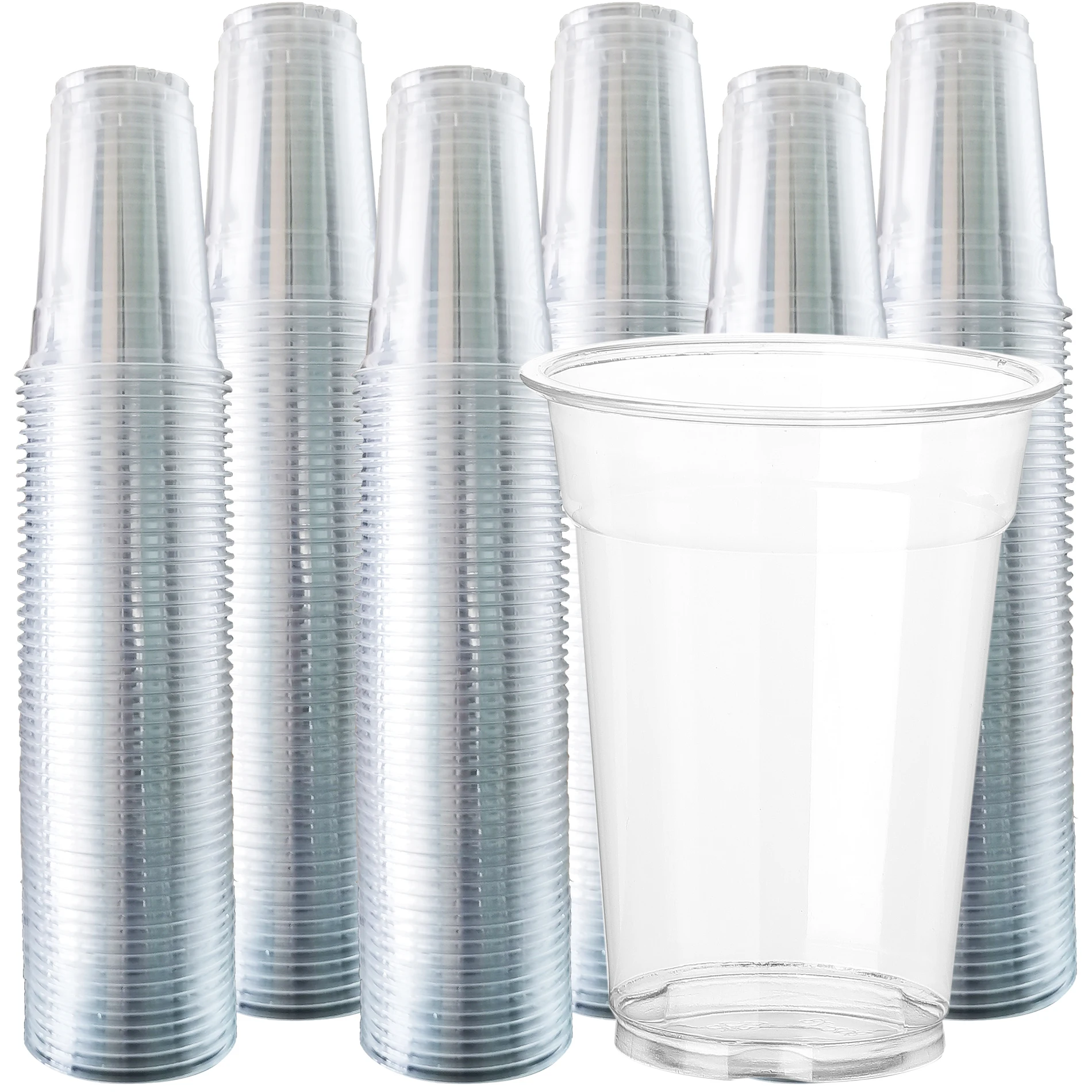 China Factory Plastic Cups For Sale Plastic Cup With Lid 9oz Bubble Tea Cup Disposable PET Milktea Boba Packaging