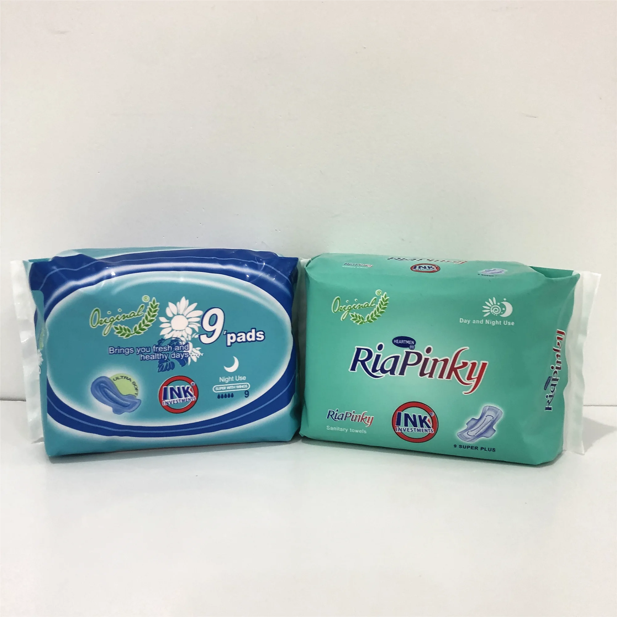 Disposable herbal sanitary pads female sanitary towel  women pad to Kenya