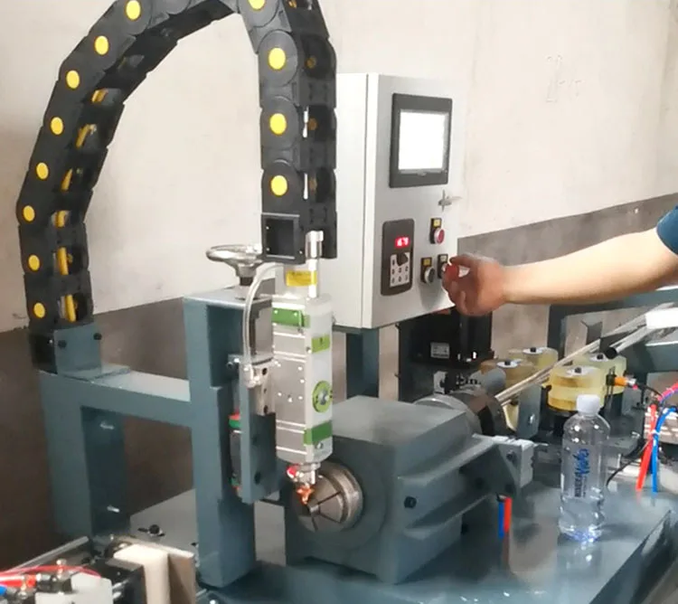 Munafaction Metal tube cutting machine short pipe laser cutting machine