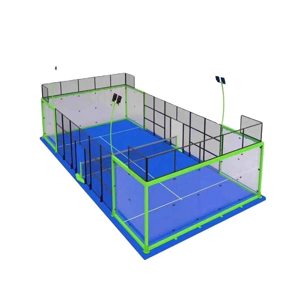 ZRG  China Supplier Outdoor and Indoor Club Tennis Sports Court Depuy Synthes Anspach Paddel Padel Court Panoramic