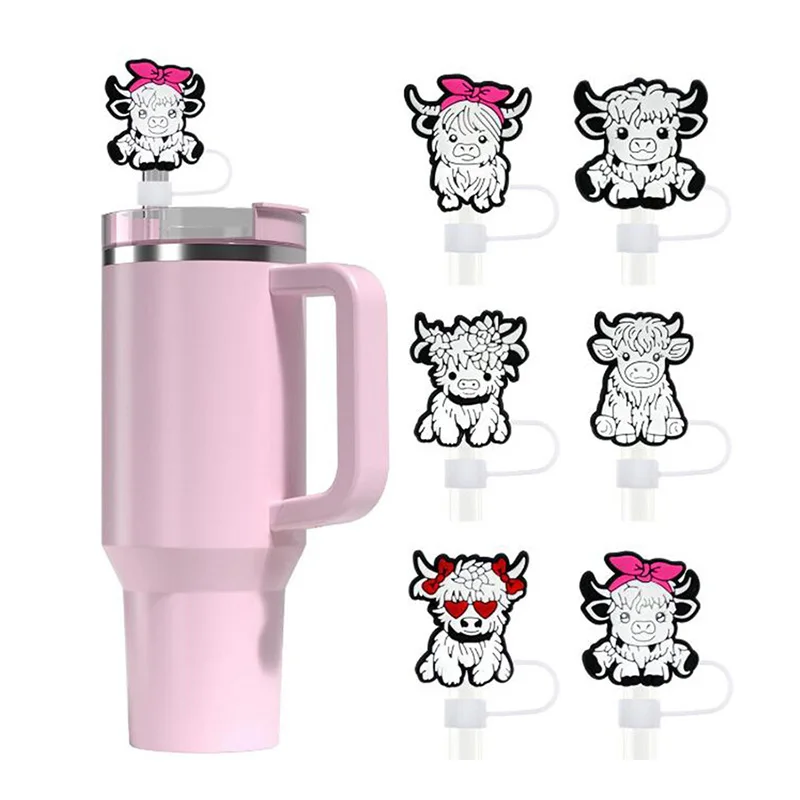 Halloween letter alphabet straws tip cover cap muti cute Cartoon straws toppers bulk charms accessories for stanley