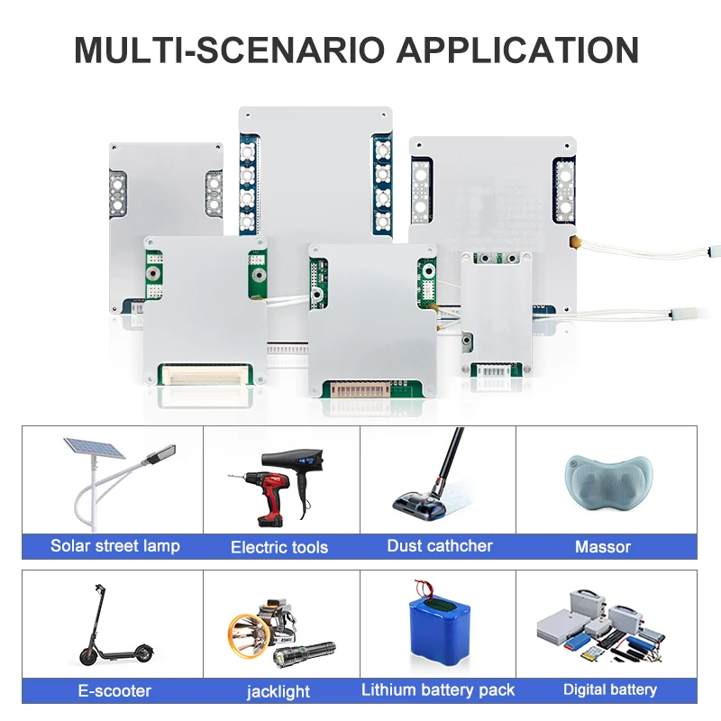 High quality 12V li ion lifepo4 BMS 3S-4S Battery Management System 5A 10A 15A 20A lifepo4 bms 4s 5A